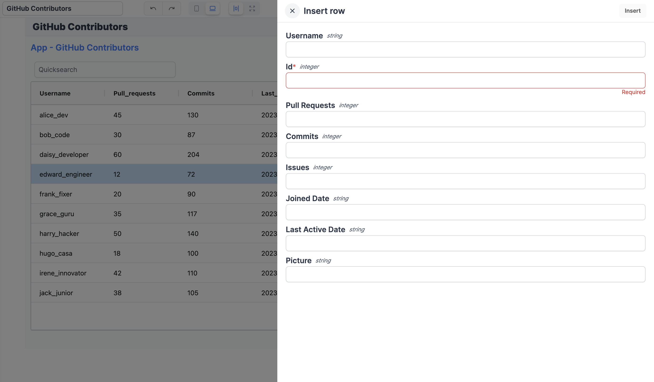 Database studio